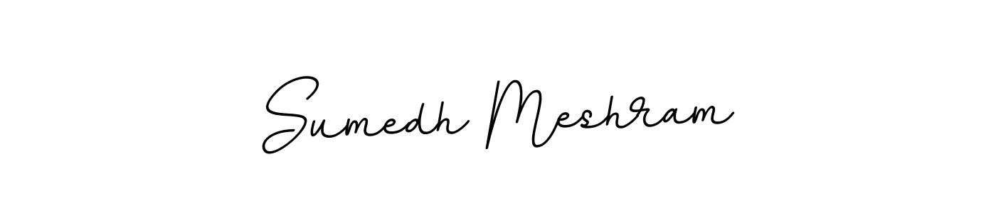 Design your own signature with our free online signature maker. With this signature software, you can create a handwritten (BallpointsItalic-DORy9) signature for name Sumedh Meshram. Sumedh Meshram signature style 11 images and pictures png