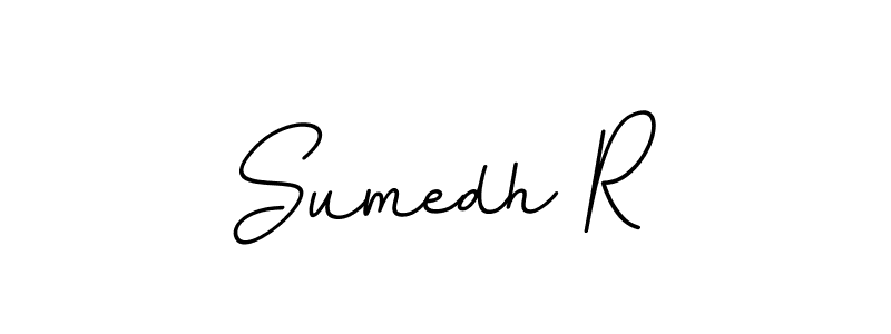 Design your own signature with our free online signature maker. With this signature software, you can create a handwritten (BallpointsItalic-DORy9) signature for name Sumedh R. Sumedh R signature style 11 images and pictures png