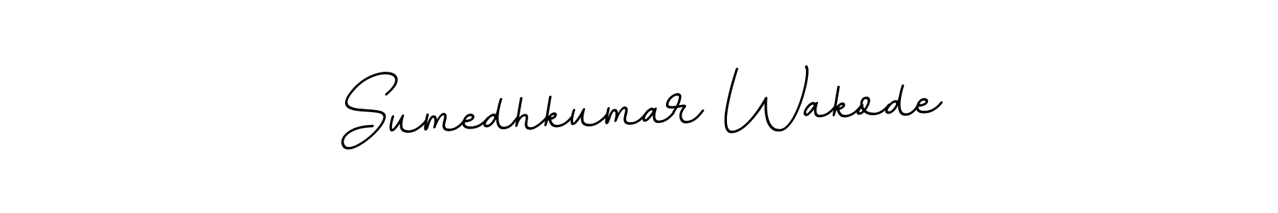You should practise on your own different ways (BallpointsItalic-DORy9) to write your name (Sumedhkumar Wakode) in signature. don't let someone else do it for you. Sumedhkumar Wakode signature style 11 images and pictures png