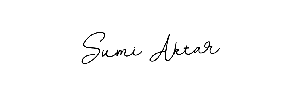 How to make Sumi Aktar name signature. Use BallpointsItalic-DORy9 style for creating short signs online. This is the latest handwritten sign. Sumi Aktar signature style 11 images and pictures png
