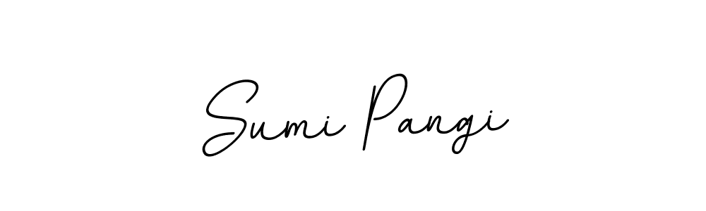 It looks lik you need a new signature style for name Sumi Pangi. Design unique handwritten (BallpointsItalic-DORy9) signature with our free signature maker in just a few clicks. Sumi Pangi signature style 11 images and pictures png