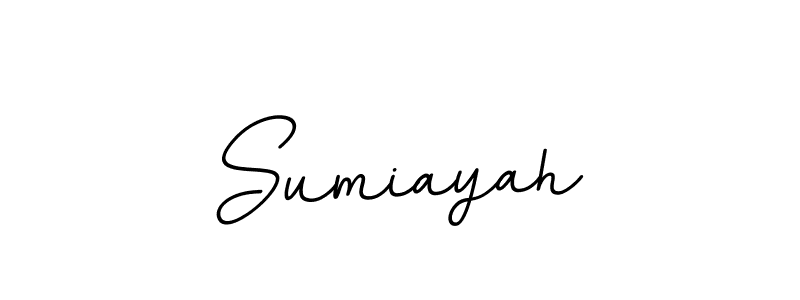 You should practise on your own different ways (BallpointsItalic-DORy9) to write your name (Sumiayah) in signature. don't let someone else do it for you. Sumiayah signature style 11 images and pictures png