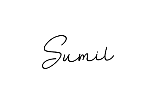 Make a beautiful signature design for name Sumil. With this signature (BallpointsItalic-DORy9) style, you can create a handwritten signature for free. Sumil signature style 11 images and pictures png