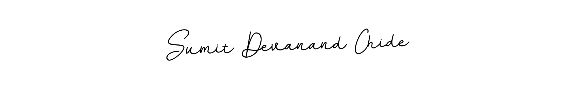 Use a signature maker to create a handwritten signature online. With this signature software, you can design (BallpointsItalic-DORy9) your own signature for name Sumit Devanand Chide. Sumit Devanand Chide signature style 11 images and pictures png