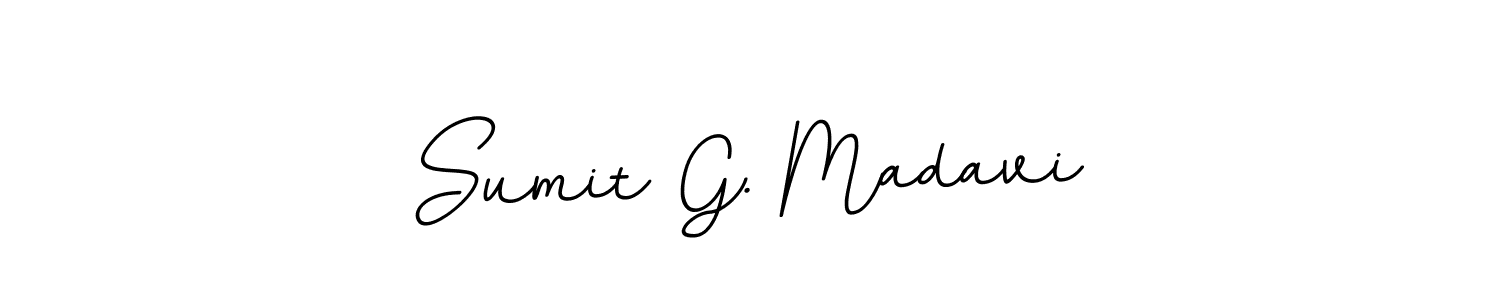 How to make Sumit G. Madavi signature? BallpointsItalic-DORy9 is a professional autograph style. Create handwritten signature for Sumit G. Madavi name. Sumit G. Madavi signature style 11 images and pictures png