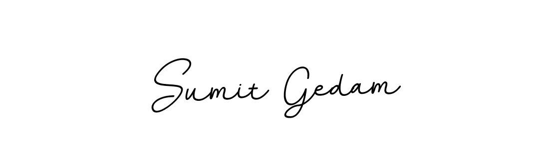 Make a beautiful signature design for name Sumit Gedam. With this signature (BallpointsItalic-DORy9) style, you can create a handwritten signature for free. Sumit Gedam signature style 11 images and pictures png