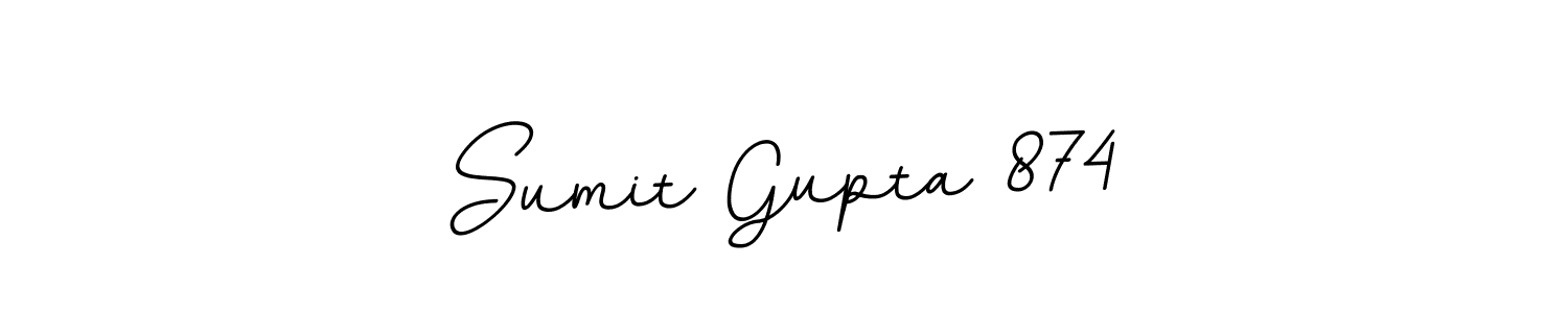 Create a beautiful signature design for name Sumit Gupta 874. With this signature (BallpointsItalic-DORy9) fonts, you can make a handwritten signature for free. Sumit Gupta 874 signature style 11 images and pictures png