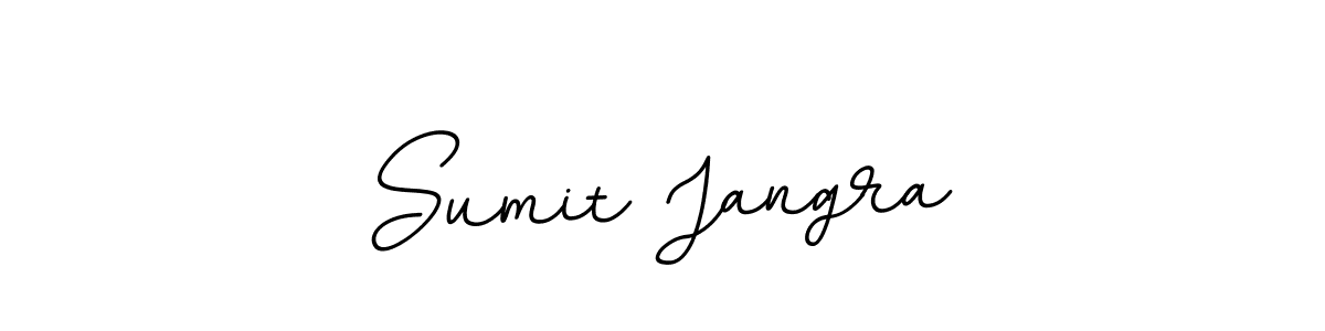 Design your own signature with our free online signature maker. With this signature software, you can create a handwritten (BallpointsItalic-DORy9) signature for name Sumit Jangra. Sumit Jangra signature style 11 images and pictures png