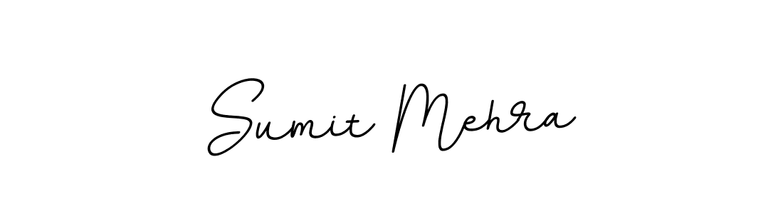 Create a beautiful signature design for name Sumit Mehra. With this signature (BallpointsItalic-DORy9) fonts, you can make a handwritten signature for free. Sumit Mehra signature style 11 images and pictures png