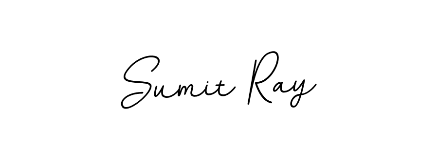 How to make Sumit Ray name signature. Use BallpointsItalic-DORy9 style for creating short signs online. This is the latest handwritten sign. Sumit Ray signature style 11 images and pictures png