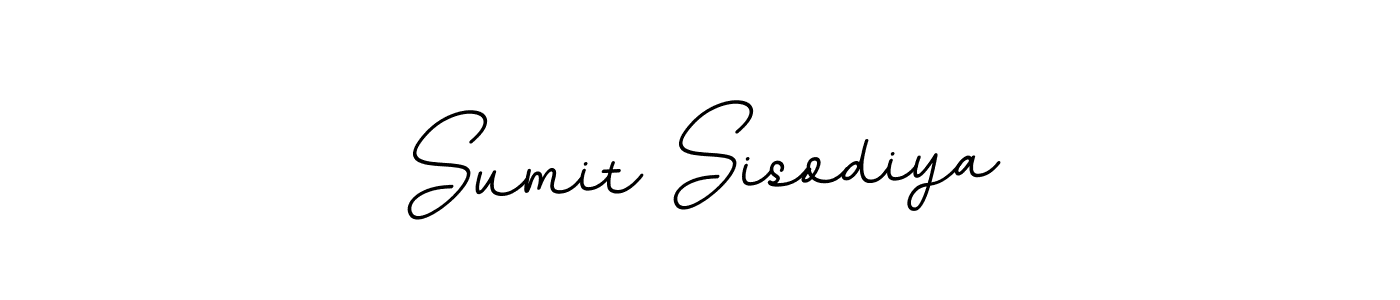 Create a beautiful signature design for name Sumit Sisodiya. With this signature (BallpointsItalic-DORy9) fonts, you can make a handwritten signature for free. Sumit Sisodiya signature style 11 images and pictures png