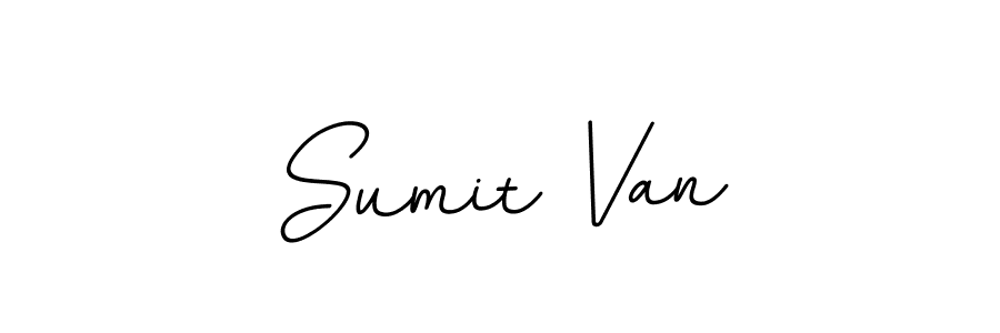 Create a beautiful signature design for name Sumit Van. With this signature (BallpointsItalic-DORy9) fonts, you can make a handwritten signature for free. Sumit Van signature style 11 images and pictures png
