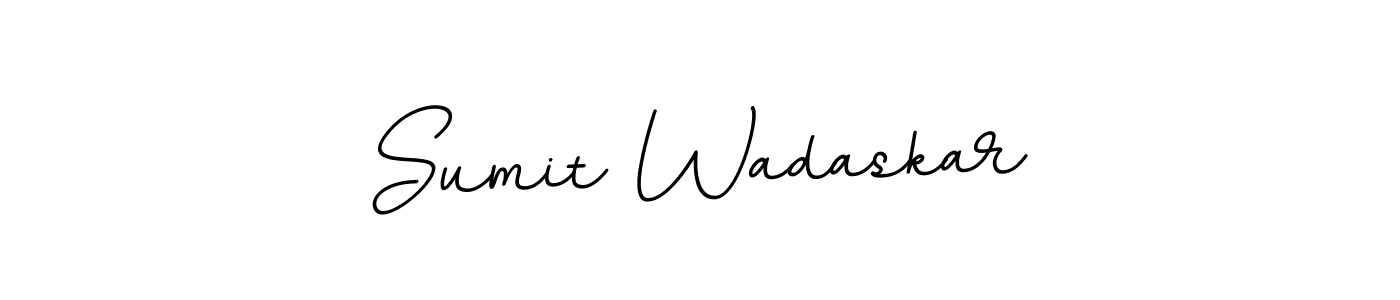 Sumit Wadaskar stylish signature style. Best Handwritten Sign (BallpointsItalic-DORy9) for my name. Handwritten Signature Collection Ideas for my name Sumit Wadaskar. Sumit Wadaskar signature style 11 images and pictures png