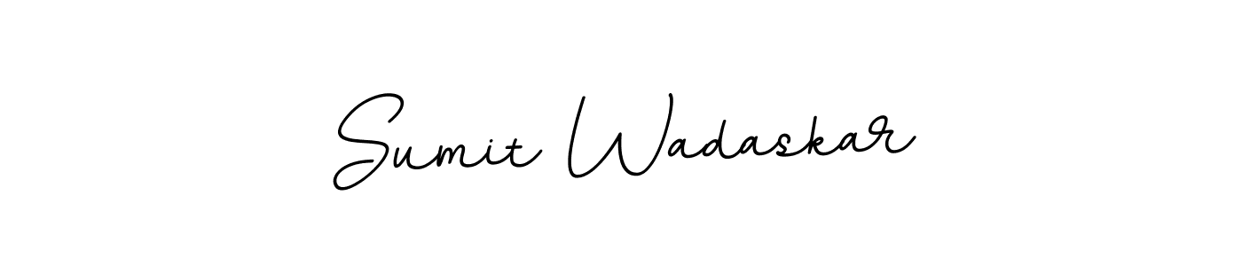 Sumit Wadaskar stylish signature style. Best Handwritten Sign (BallpointsItalic-DORy9) for my name. Handwritten Signature Collection Ideas for my name Sumit Wadaskar. Sumit Wadaskar signature style 11 images and pictures png