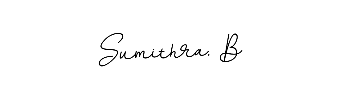 Sumithra. B stylish signature style. Best Handwritten Sign (BallpointsItalic-DORy9) for my name. Handwritten Signature Collection Ideas for my name Sumithra. B. Sumithra. B signature style 11 images and pictures png