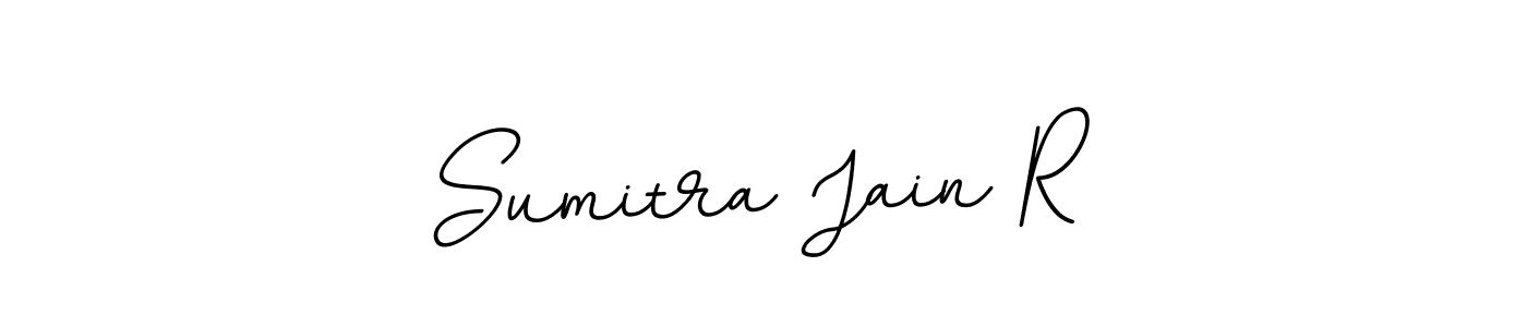 Design your own signature with our free online signature maker. With this signature software, you can create a handwritten (BallpointsItalic-DORy9) signature for name Sumitra Jain R. Sumitra Jain R signature style 11 images and pictures png