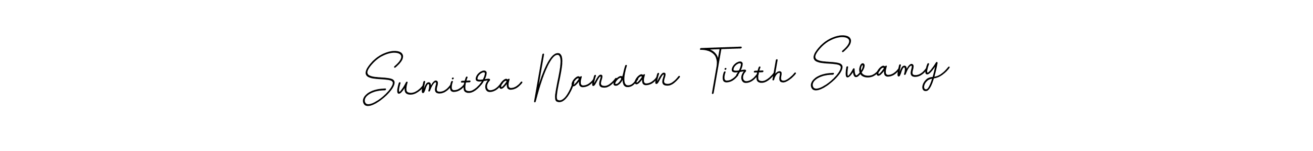 Sumitra Nandan Tirth Swamy stylish signature style. Best Handwritten Sign (BallpointsItalic-DORy9) for my name. Handwritten Signature Collection Ideas for my name Sumitra Nandan Tirth Swamy. Sumitra Nandan Tirth Swamy signature style 11 images and pictures png