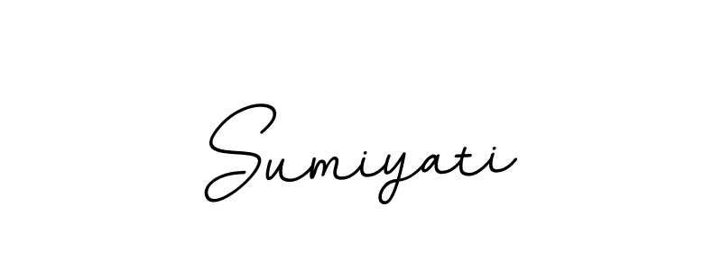 Create a beautiful signature design for name Sumiyati. With this signature (BallpointsItalic-DORy9) fonts, you can make a handwritten signature for free. Sumiyati signature style 11 images and pictures png
