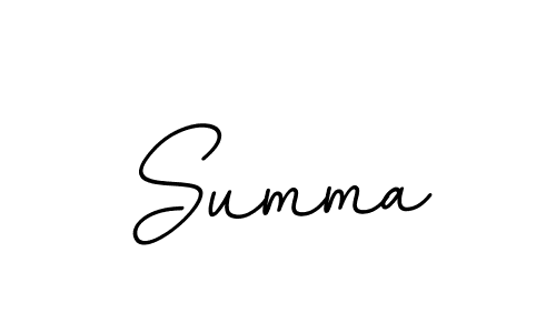 Also You can easily find your signature by using the search form. We will create Summa name handwritten signature images for you free of cost using BallpointsItalic-DORy9 sign style. Summa signature style 11 images and pictures png