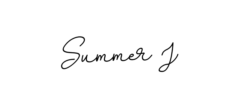 Also we have Summer J name is the best signature style. Create professional handwritten signature collection using BallpointsItalic-DORy9 autograph style. Summer J signature style 11 images and pictures png