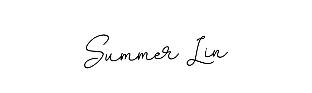 Make a short Summer Lin signature style. Manage your documents anywhere anytime using BallpointsItalic-DORy9. Create and add eSignatures, submit forms, share and send files easily. Summer Lin signature style 11 images and pictures png