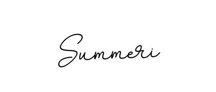 Design your own signature with our free online signature maker. With this signature software, you can create a handwritten (BallpointsItalic-DORy9) signature for name Summeri. Summeri signature style 11 images and pictures png