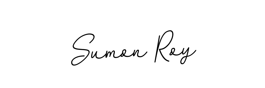 Use a signature maker to create a handwritten signature online. With this signature software, you can design (BallpointsItalic-DORy9) your own signature for name Sumon Roy. Sumon Roy signature style 11 images and pictures png