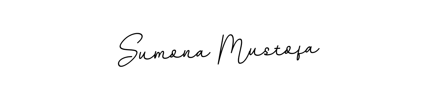 You should practise on your own different ways (BallpointsItalic-DORy9) to write your name (Sumona Mustofa) in signature. don't let someone else do it for you. Sumona Mustofa signature style 11 images and pictures png