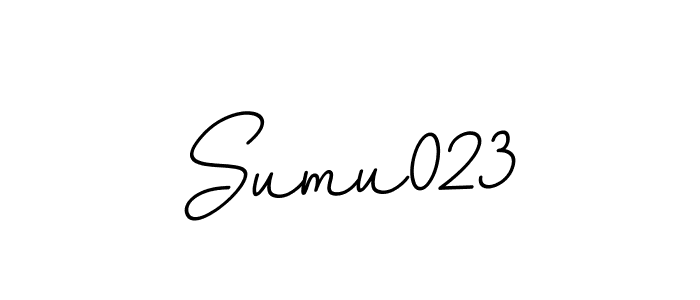 Use a signature maker to create a handwritten signature online. With this signature software, you can design (BallpointsItalic-DORy9) your own signature for name Sumu023. Sumu023 signature style 11 images and pictures png