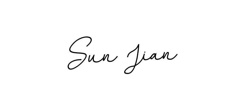 BallpointsItalic-DORy9 is a professional signature style that is perfect for those who want to add a touch of class to their signature. It is also a great choice for those who want to make their signature more unique. Get Sun Jian name to fancy signature for free. Sun Jian signature style 11 images and pictures png