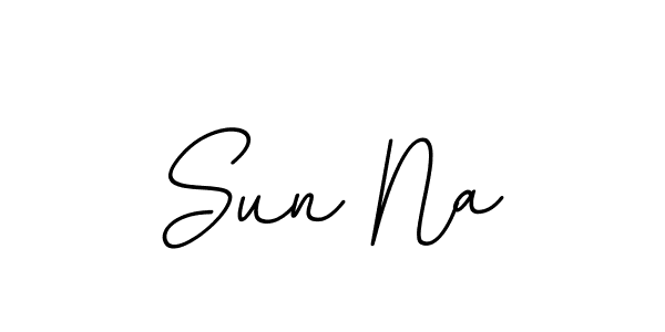 Design your own signature with our free online signature maker. With this signature software, you can create a handwritten (BallpointsItalic-DORy9) signature for name Sun Na. Sun Na signature style 11 images and pictures png