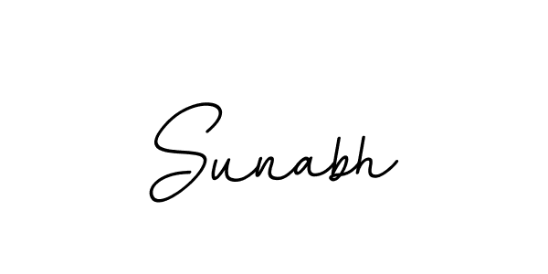 Make a beautiful signature design for name Sunabh. With this signature (BallpointsItalic-DORy9) style, you can create a handwritten signature for free. Sunabh signature style 11 images and pictures png