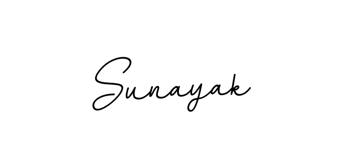 Use a signature maker to create a handwritten signature online. With this signature software, you can design (BallpointsItalic-DORy9) your own signature for name Sunayak. Sunayak signature style 11 images and pictures png