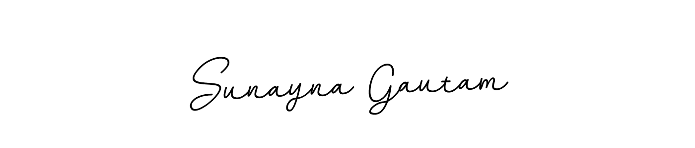 It looks lik you need a new signature style for name Sunayna Gautam. Design unique handwritten (BallpointsItalic-DORy9) signature with our free signature maker in just a few clicks. Sunayna Gautam signature style 11 images and pictures png