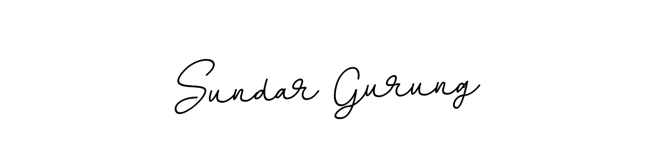 Create a beautiful signature design for name Sundar Gurung. With this signature (BallpointsItalic-DORy9) fonts, you can make a handwritten signature for free. Sundar Gurung signature style 11 images and pictures png