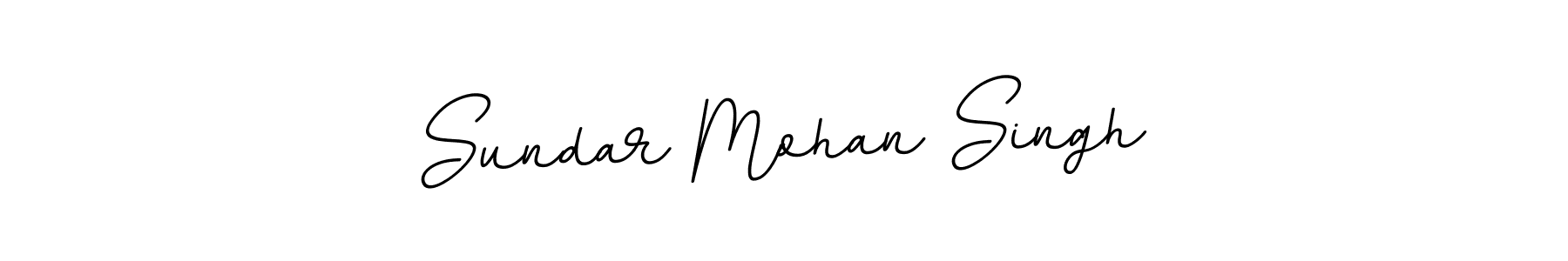 Make a beautiful signature design for name Sundar Mohan Singh. With this signature (BallpointsItalic-DORy9) style, you can create a handwritten signature for free. Sundar Mohan Singh signature style 11 images and pictures png