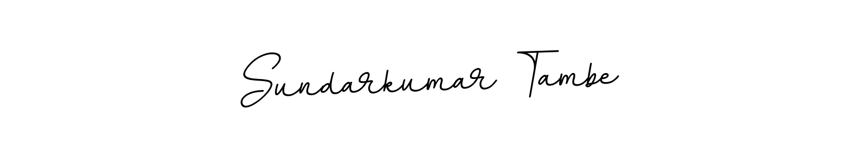 Sundarkumar Tambe stylish signature style. Best Handwritten Sign (BallpointsItalic-DORy9) for my name. Handwritten Signature Collection Ideas for my name Sundarkumar Tambe. Sundarkumar Tambe signature style 11 images and pictures png