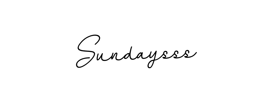 if you are searching for the best signature style for your name Sundaysss. so please give up your signature search. here we have designed multiple signature styles  using BallpointsItalic-DORy9. Sundaysss signature style 11 images and pictures png