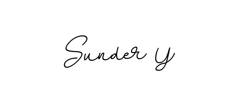 You should practise on your own different ways (BallpointsItalic-DORy9) to write your name (Sunder Y) in signature. don't let someone else do it for you. Sunder Y signature style 11 images and pictures png