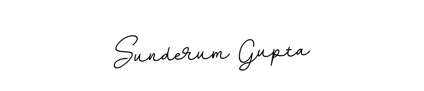 Make a beautiful signature design for name Sunderum Gupta. Use this online signature maker to create a handwritten signature for free. Sunderum Gupta signature style 11 images and pictures png