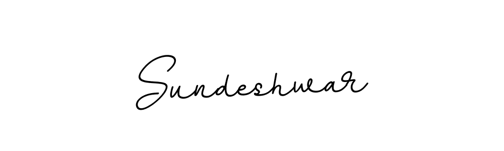 Sundeshwar stylish signature style. Best Handwritten Sign (BallpointsItalic-DORy9) for my name. Handwritten Signature Collection Ideas for my name Sundeshwar. Sundeshwar signature style 11 images and pictures png