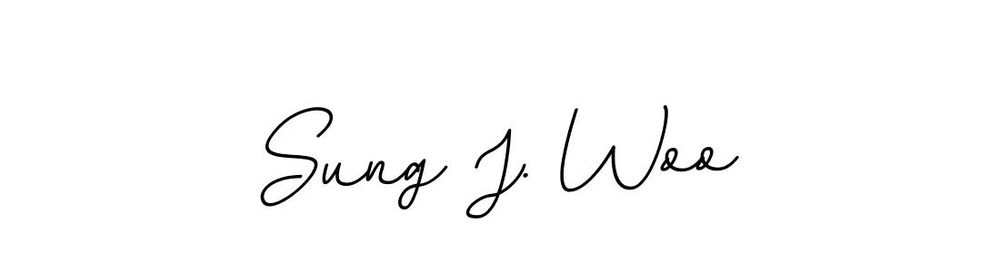 Make a beautiful signature design for name Sung J. Woo. Use this online signature maker to create a handwritten signature for free. Sung J. Woo signature style 11 images and pictures png