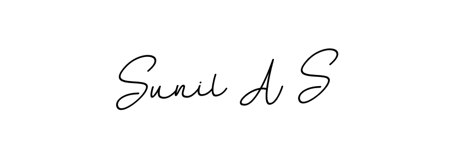 Also You can easily find your signature by using the search form. We will create Sunil A S name handwritten signature images for you free of cost using BallpointsItalic-DORy9 sign style. Sunil A S signature style 11 images and pictures png