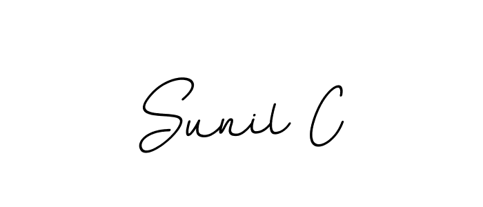 How to Draw Sunil C signature style? BallpointsItalic-DORy9 is a latest design signature styles for name Sunil C. Sunil C signature style 11 images and pictures png