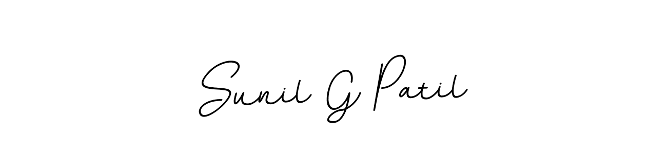 It looks lik you need a new signature style for name Sunil G Patil. Design unique handwritten (BallpointsItalic-DORy9) signature with our free signature maker in just a few clicks. Sunil G Patil signature style 11 images and pictures png