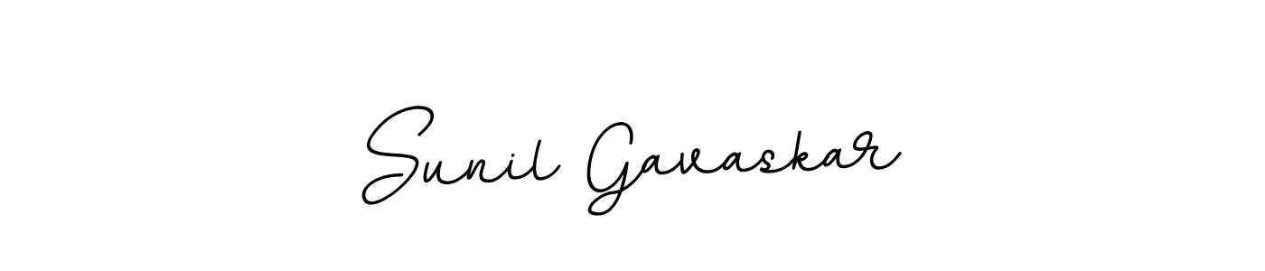 Make a beautiful signature design for name Sunil Gavaskar. With this signature (BallpointsItalic-DORy9) style, you can create a handwritten signature for free. Sunil Gavaskar signature style 11 images and pictures png