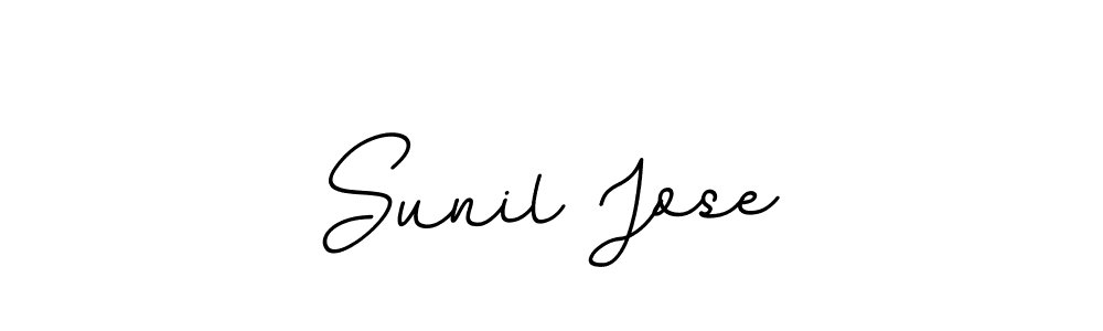 This is the best signature style for the Sunil Jose name. Also you like these signature font (BallpointsItalic-DORy9). Mix name signature. Sunil Jose signature style 11 images and pictures png