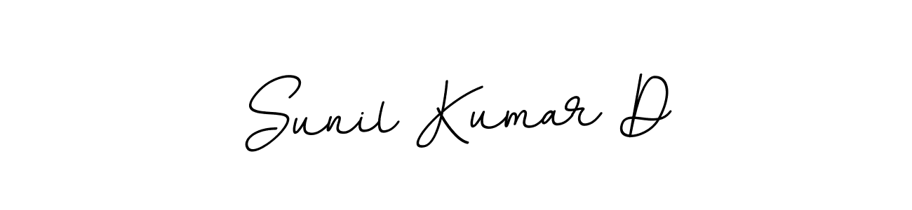 Sunil Kumar D stylish signature style. Best Handwritten Sign (BallpointsItalic-DORy9) for my name. Handwritten Signature Collection Ideas for my name Sunil Kumar D. Sunil Kumar D signature style 11 images and pictures png