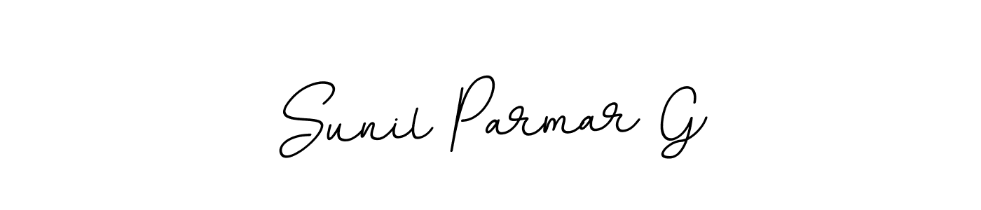 Sunil Parmar G stylish signature style. Best Handwritten Sign (BallpointsItalic-DORy9) for my name. Handwritten Signature Collection Ideas for my name Sunil Parmar G. Sunil Parmar G signature style 11 images and pictures png