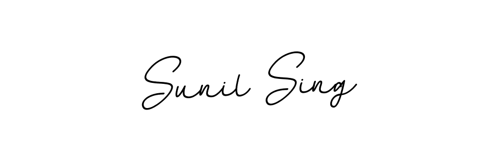 It looks lik you need a new signature style for name Sunil Sing. Design unique handwritten (BallpointsItalic-DORy9) signature with our free signature maker in just a few clicks. Sunil Sing signature style 11 images and pictures png